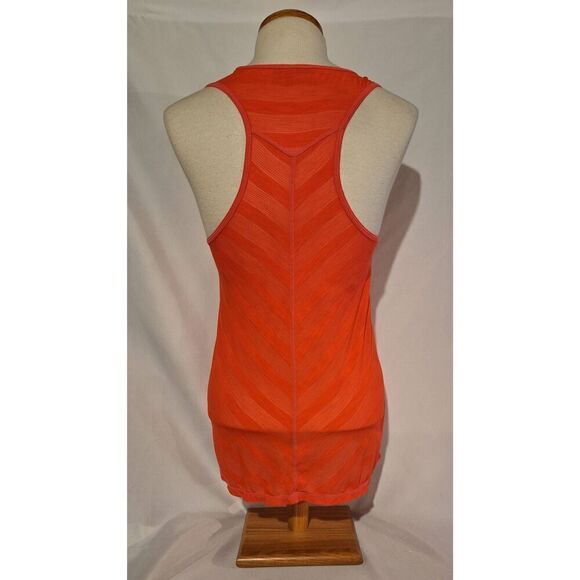 Athleta Womens Kettlebella Racerback Sheer Tank Top XS‎ Red Orange - Picture 2 of 4